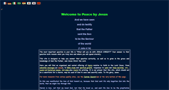 Desktop Screenshot of peacebyjesus.witnesstoday.org