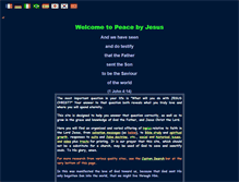 Tablet Screenshot of peacebyjesus.witnesstoday.org
