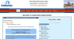 Desktop Screenshot of lewistownpres.witnesstoday.org